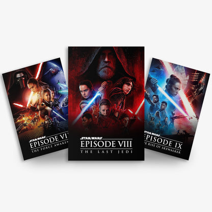 Star Wars Episode 7-9 Trilogy Poster Set