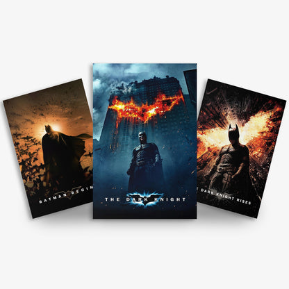 Dark Knight Batman Trilogy Poster Set