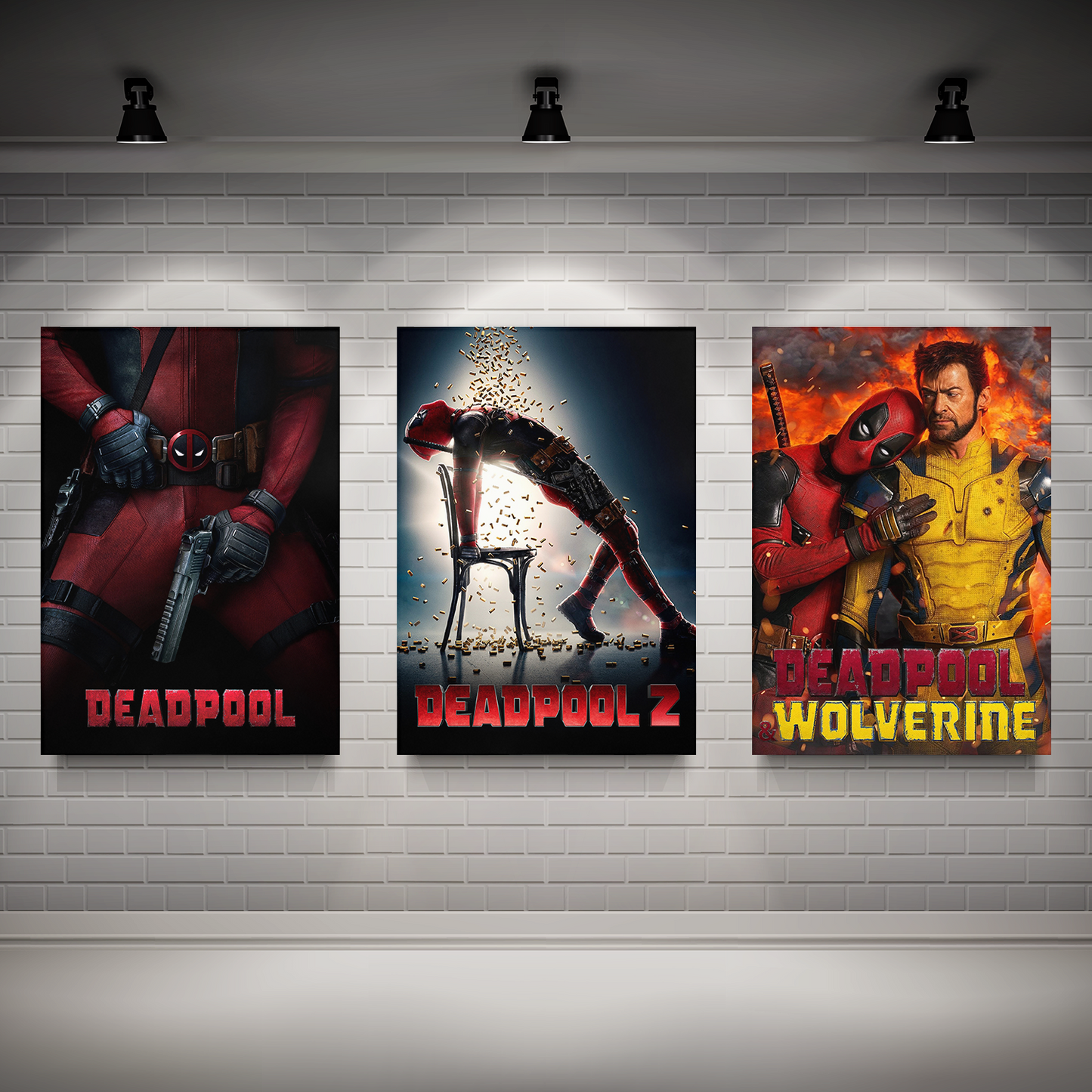 Deadpool Trilogy Poster Set