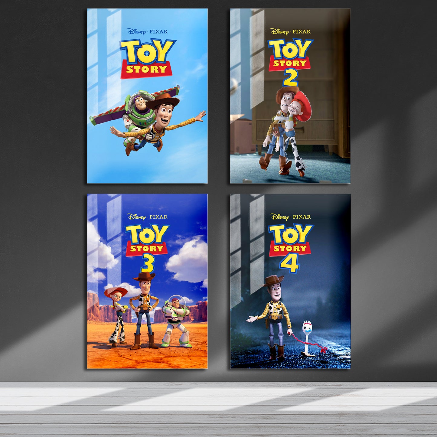 Toy Story Series Metal Poster Set
