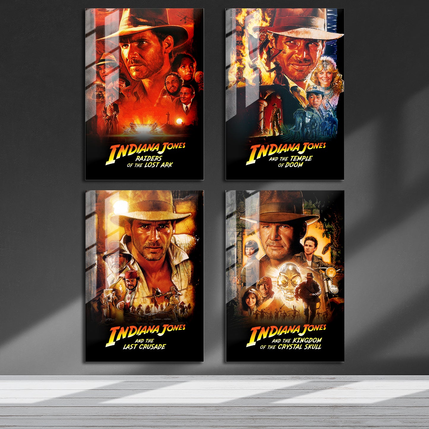 Indiana Jones Classic Metal Poster Set