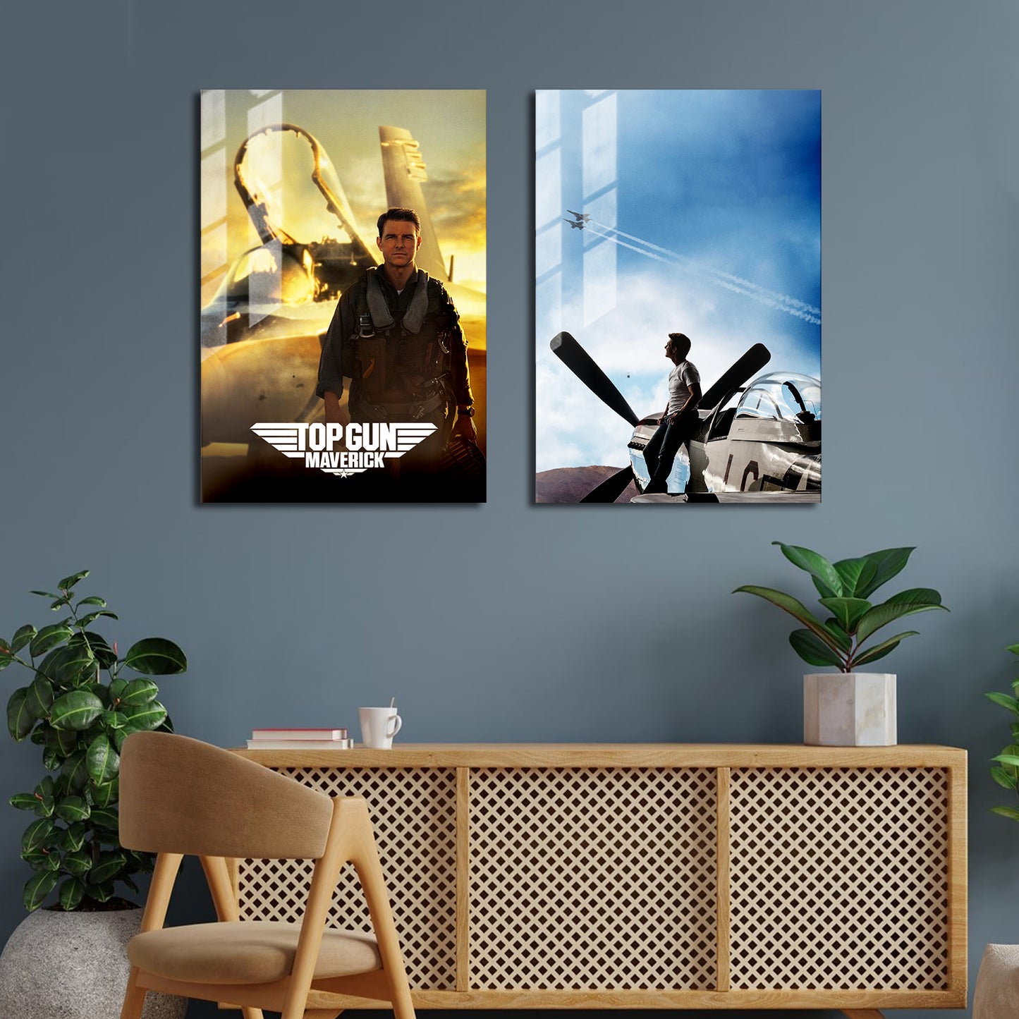 Top Gun Metal Poster Set