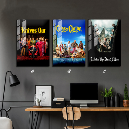Knives Out Trilogy Poster Set