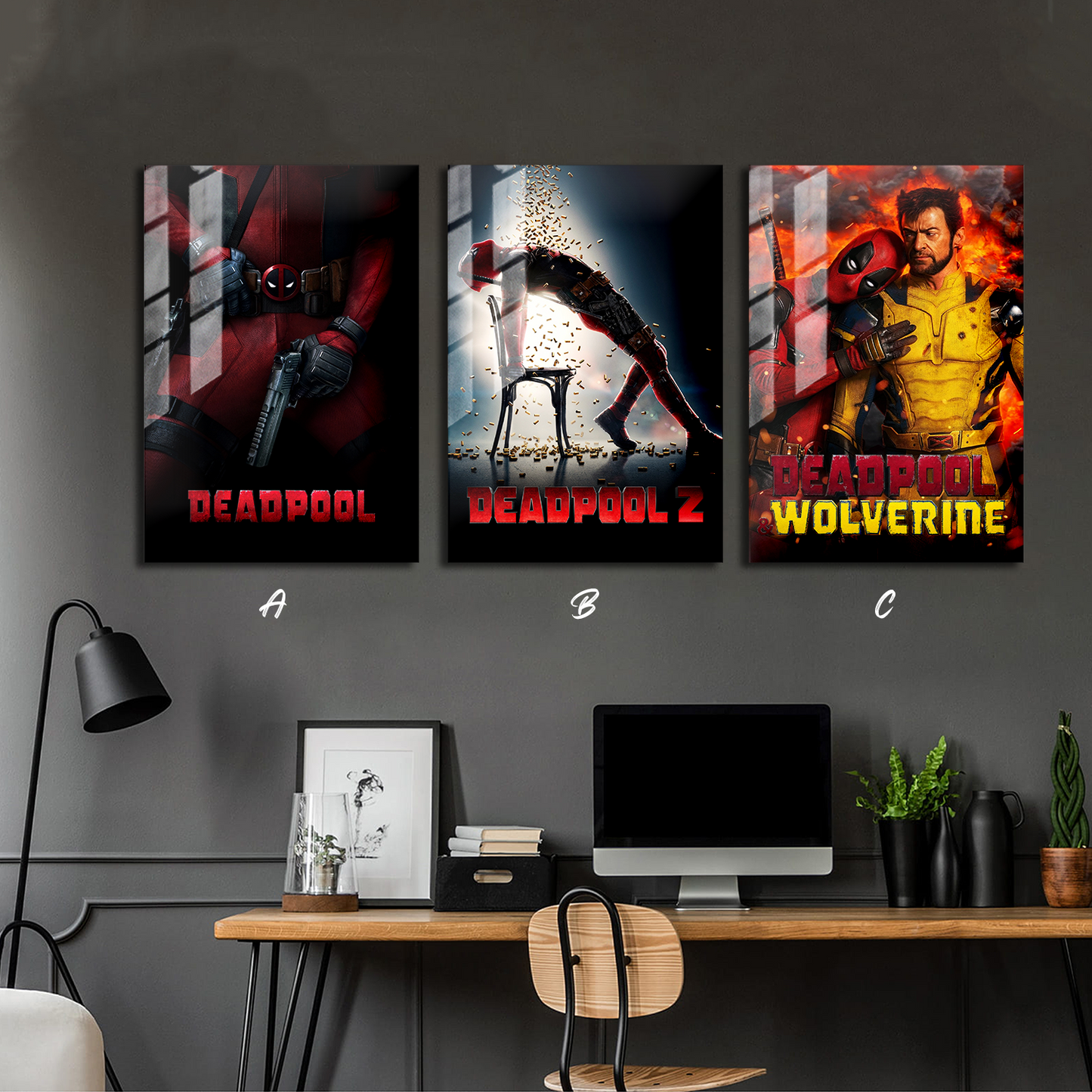 Deadpool Trilogy Poster Set