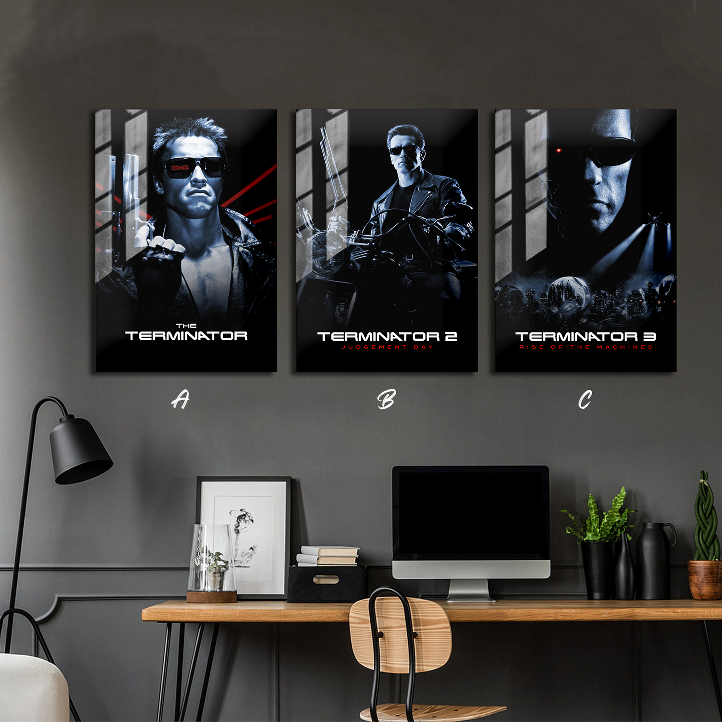 The Terminator Classic Trilogy Poster Set