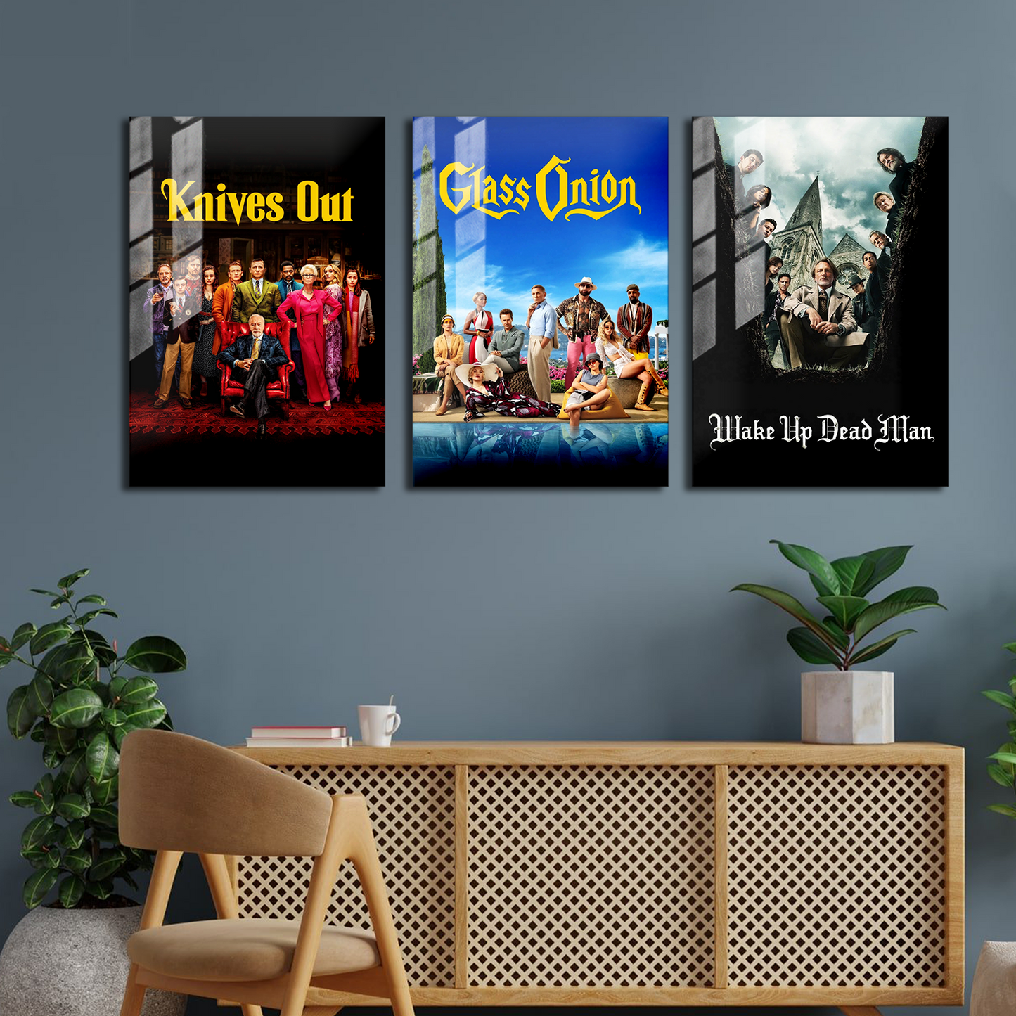 Knives Out Trilogy Poster Set