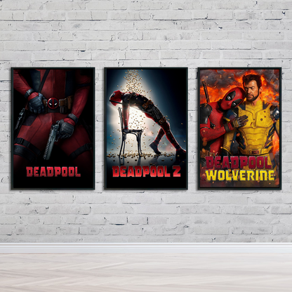 Deadpool Trilogy Poster Set