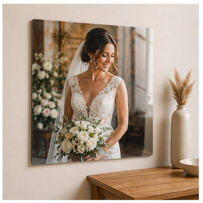 Portrait Metal Poster Print - Upload & Create