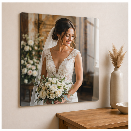 Portrait Metal Poster Print - Upload & Create