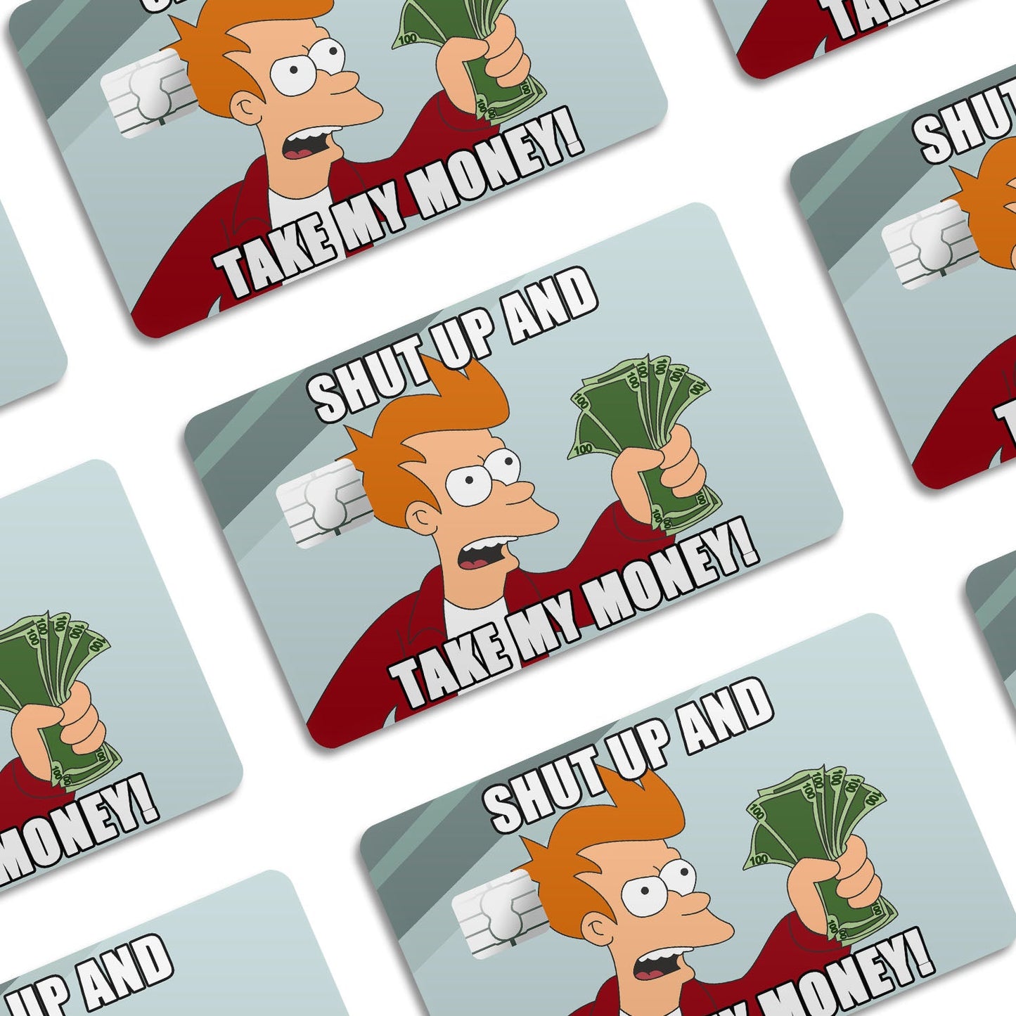 Flex Designs Credit Card Shut up and Take my Money Window Skins - Meme Quotes Credit Card & Debit Card Skin