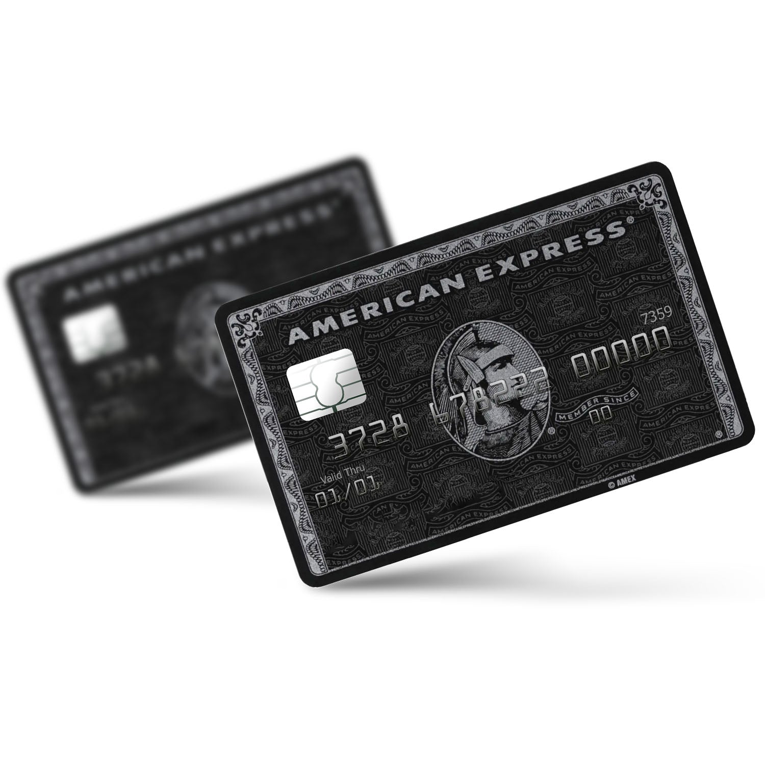 Flex Designs Credit Card Black Centurion American Express Full Skins - Meme  Credit Card & Debit Card Skin
