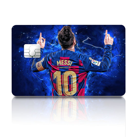 Flex Designs Credit Card Messi #10 Full Skins - Sports Soccer Credit Card & Debit Card Skin