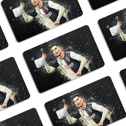 Flex Designs Credit Card Ronaldo Juventus Window Skins - Sports Soccer Credit Card & Debit Card Skin