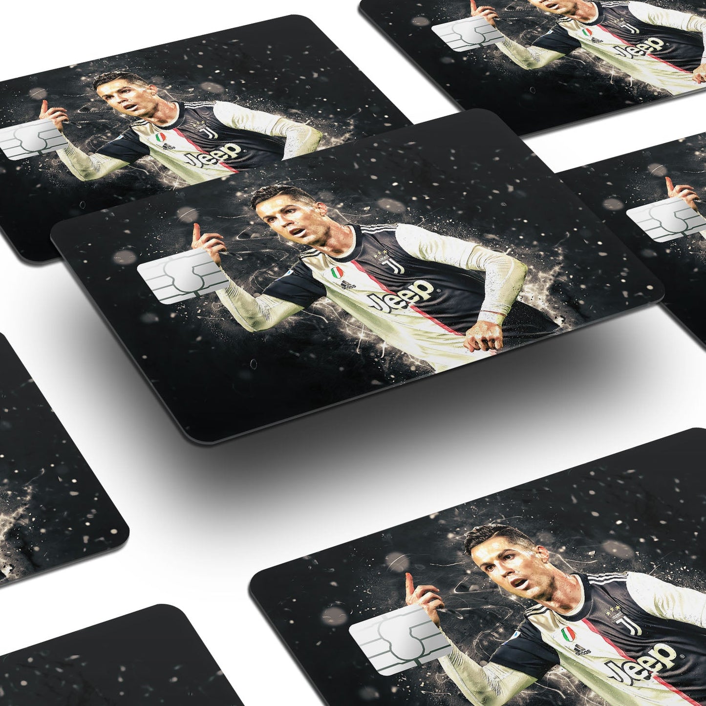 Flex Designs Credit Card Ronaldo Juventus Window Skins - Sports Soccer Credit Card & Debit Card Skin