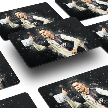 Flex Designs Credit Card Ronaldo Juventus Window Skins - Sports Soccer Credit Card & Debit Card Skin