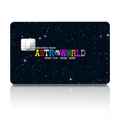 Flex Designs Credit Card Travis Scott Astroworld Full Skins - Artist  Credit Card & Debit Card Skin