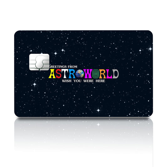 Flex Designs Credit Card Travis Scott Astroworld Full Skins - Artist  Credit Card & Debit Card Skin