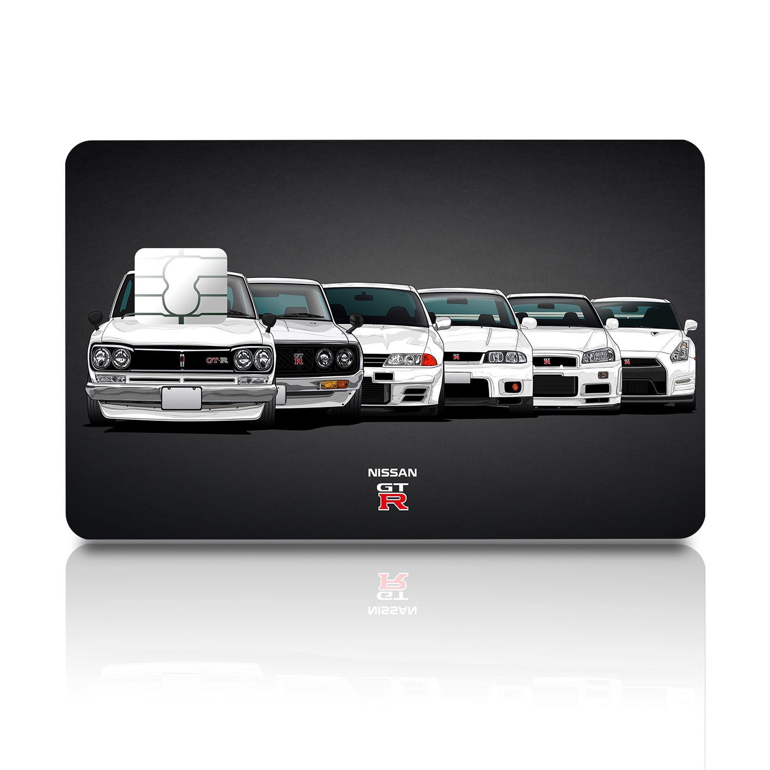 Flex Designs Credit Card Nissan GTR Full Skins - Cars  Credit Card & Debit Card Skin