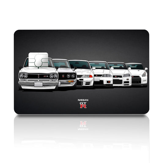 Flex Designs Credit Card Nissan GTR Full Skins - Cars  Credit Card & Debit Card Skin