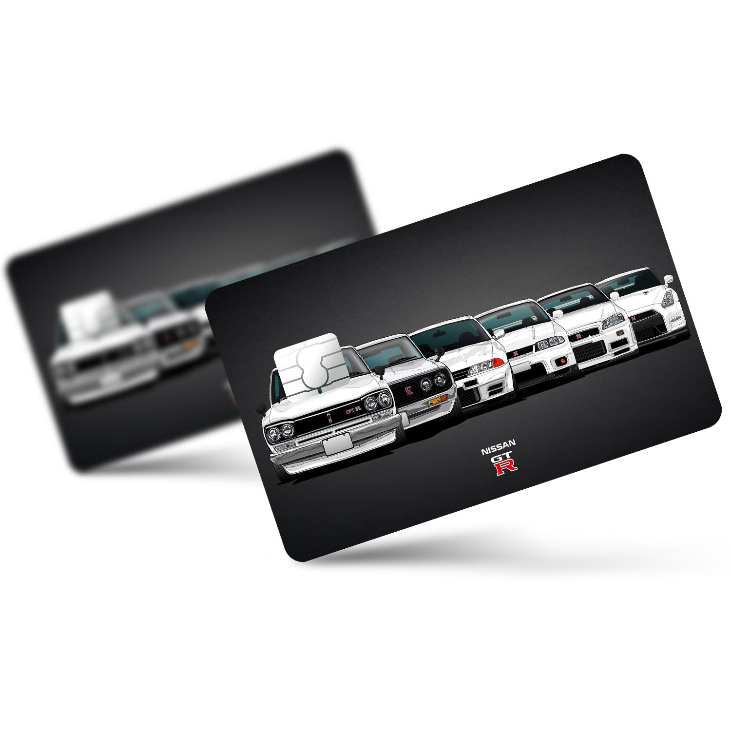 Flex Designs Credit Card Nissan GTR Full Skins - Cars  Credit Card & Debit Card Skin