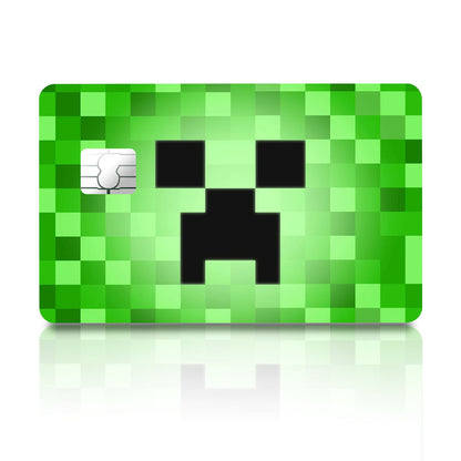 Minecraft Creeper Credit Card Credit Card & Debit Card Skin – Flex Design Store