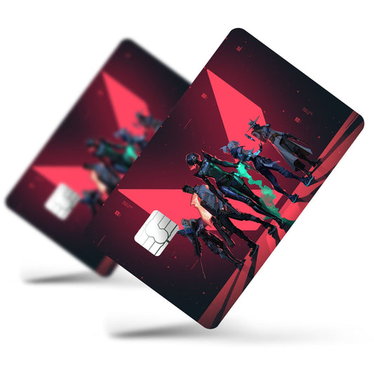 Flex Designs Credit Card Valorant Full Skins - Gaming Valorant Credit Card & Debit Card Skin
