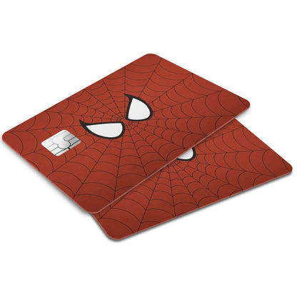 Flex Designs Credit Card Spiderman Face Window Skins - Superhero Spiderman Credit Card & Debit Card Skin