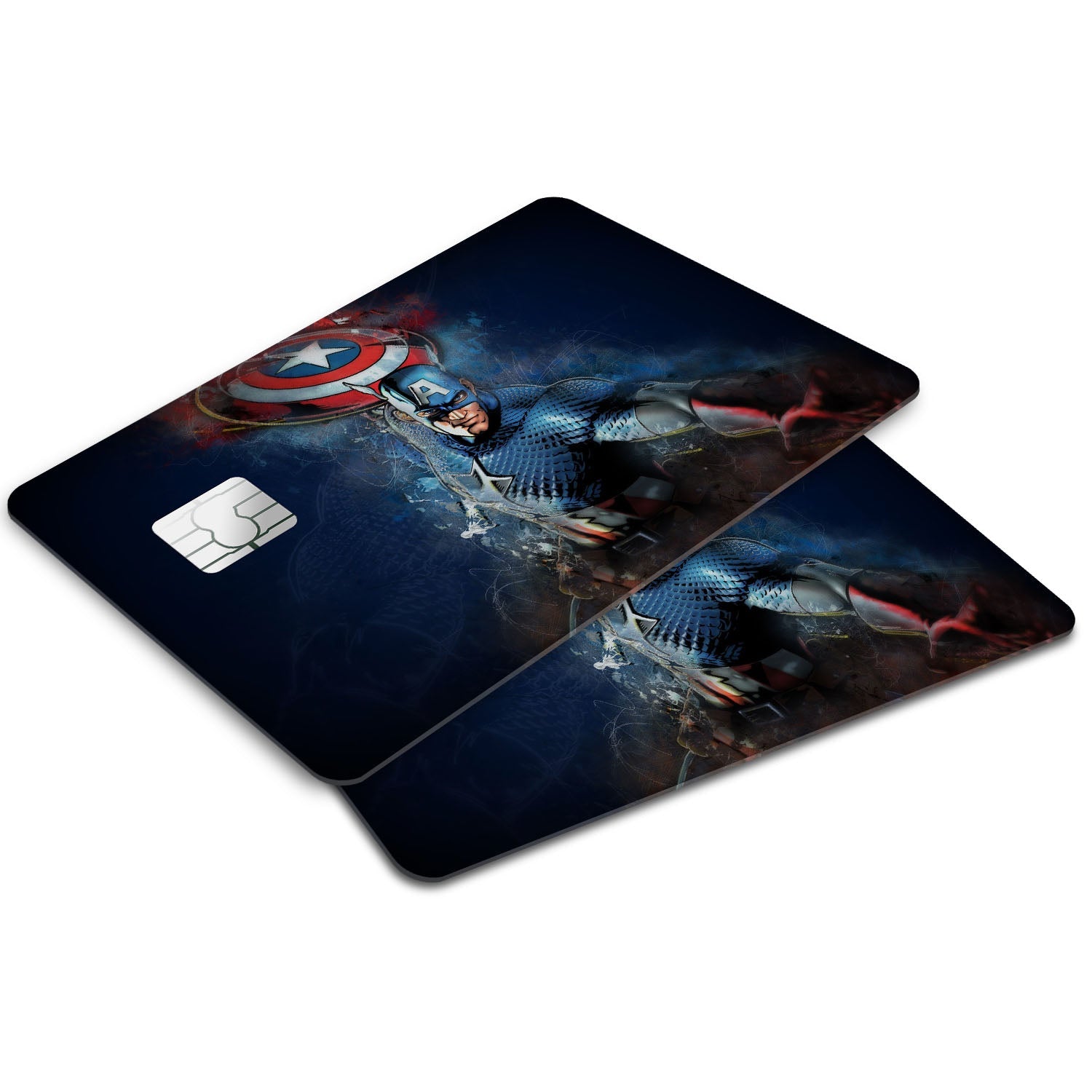 Flex Designs Credit Card Captain America Window Skins - Superhero Marvel Credit Card & Debit Card Skin