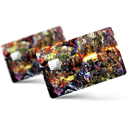 Flex Designs Credit Card Marvel Comics Full Skins - Superhero Marvel Credit Card & Debit Card Skin