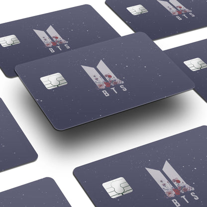 Flex Designs Credit Card BTS ARMY Window Skins - Artist Kpop Credit Card & Debit Card Skin