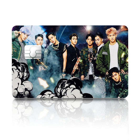 Flex Designs Credit Card Exo Full Skins - Artist Kpop Credit Card & Debit Card Skin