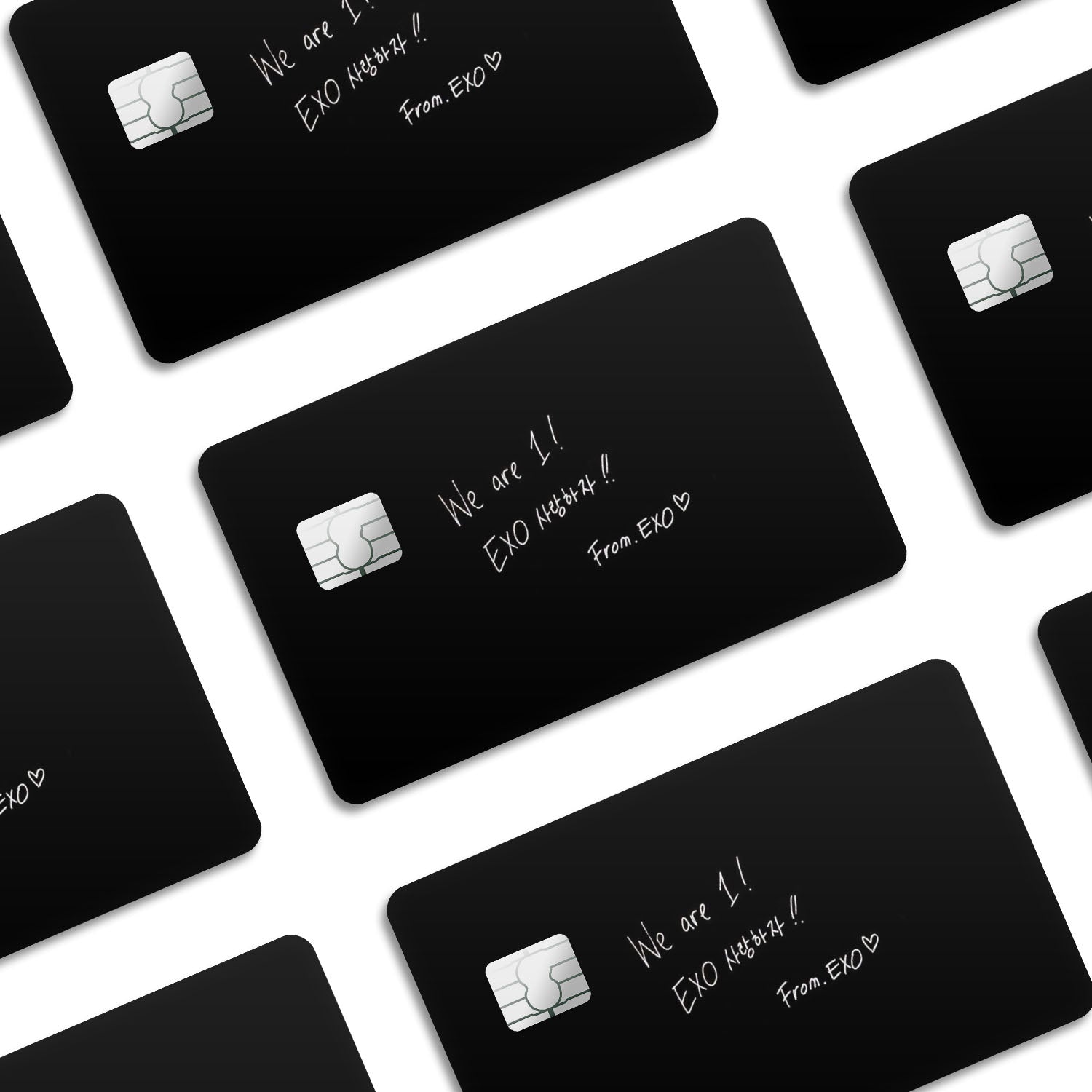 Flex Designs Credit Card We are Exo Window Skins - Artist Kpop Credit Card & Debit Card Skin