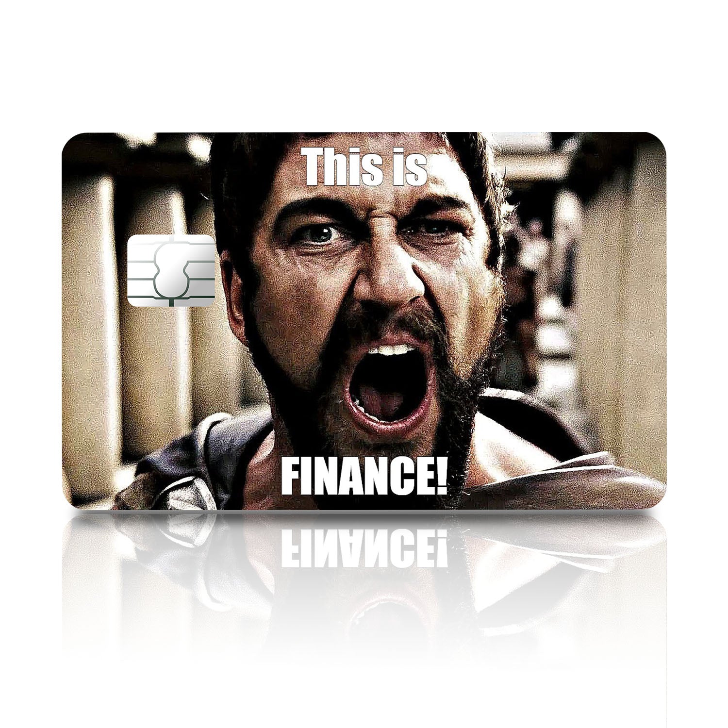 Flex Designs Credit Card This is Finance Full Skins - Meme Quotes Credit Card & Debit Card Skin