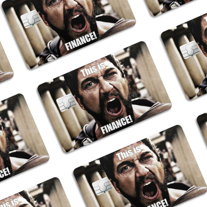 Flex Designs Credit Card This is Finance Window Skins - Meme Quotes Credit Card & Debit Card Skin