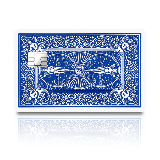 Flex Designs Credit Card Bicycle Playing Card Blue Full Skins - Meme  Credit Card & Debit Card Skin