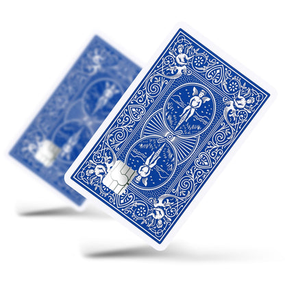 Flex Designs Credit Card Bicycle Playing Card Blue Full Skins - Meme  Credit Card & Debit Card Skin
