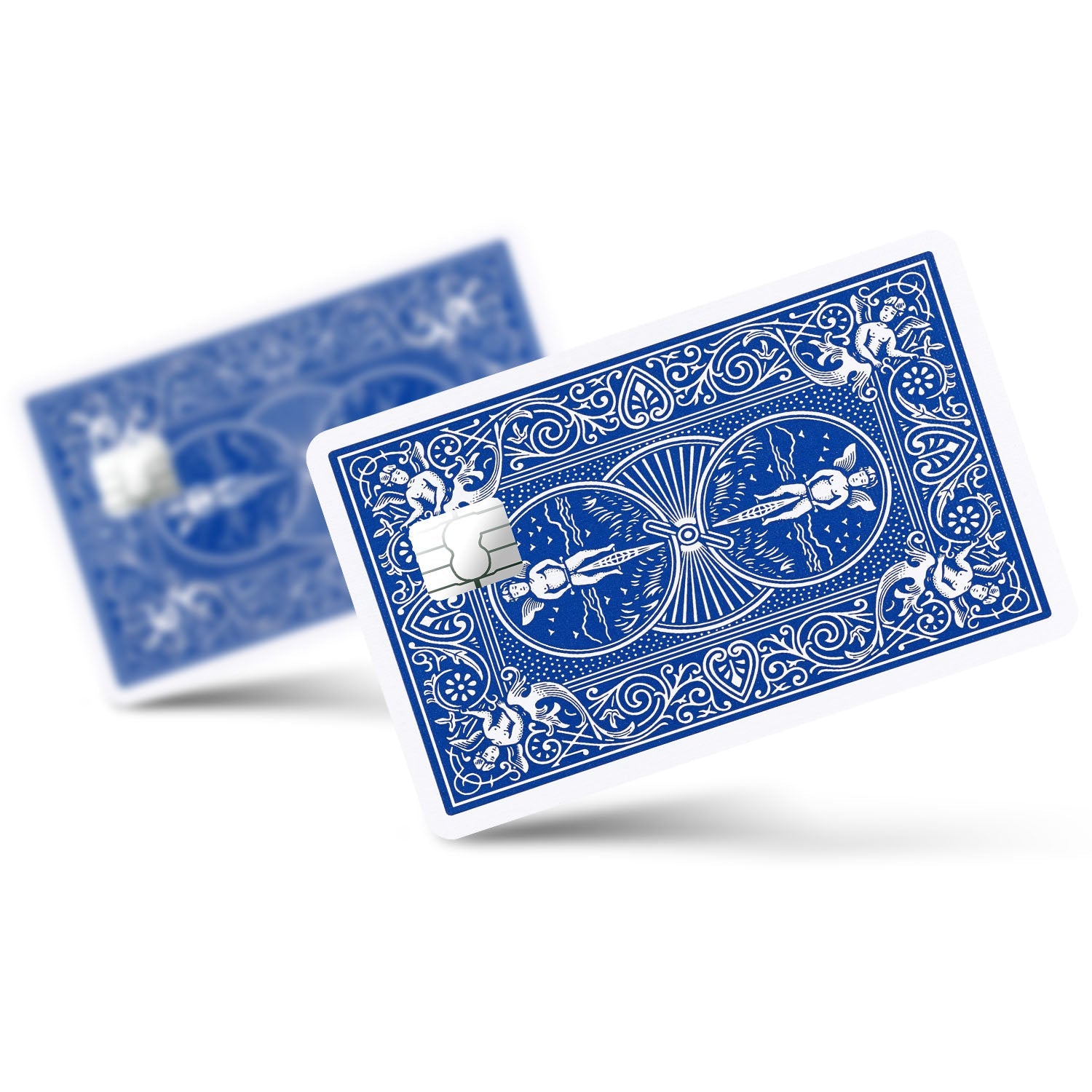 Flex Designs Credit Card Bicycle Playing Card Blue Full Skins - Meme  Credit Card & Debit Card Skin