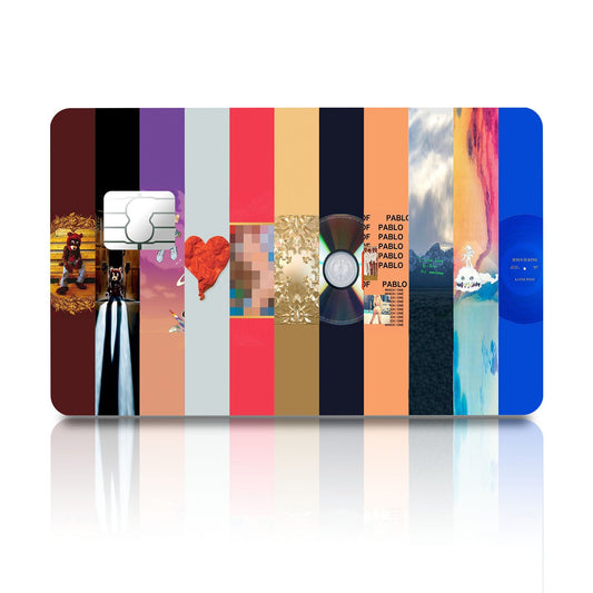 Flex Designs Credit Card Kanye West Albums Full Skins - Artist  Credit Card & Debit Card Skin