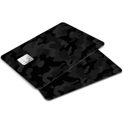 Flex Designs Credit Card Black Camo Window Skins - Pattern  Credit Card & Debit Card Skin