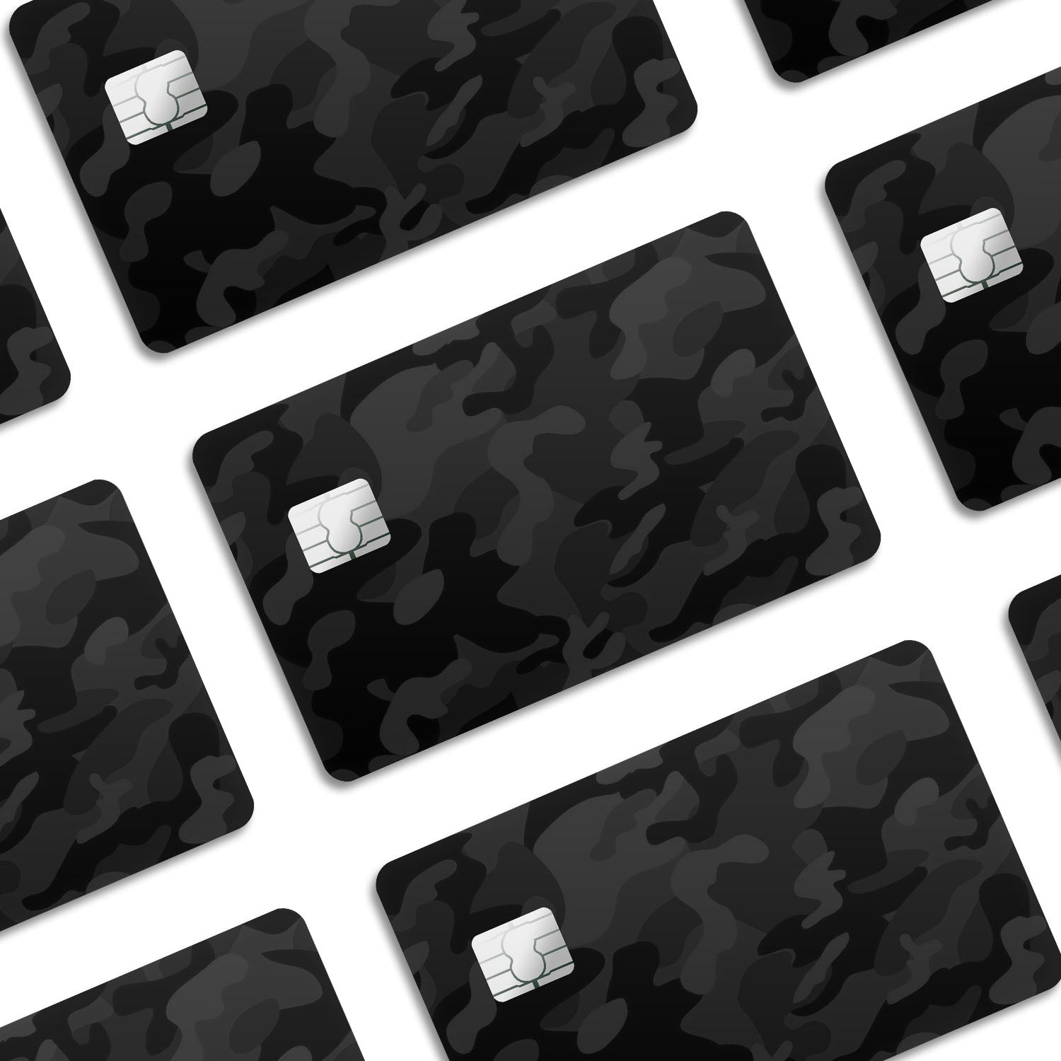 Flex Designs Credit Card Black Camo Window Skins - Pattern  Credit Card & Debit Card Skin