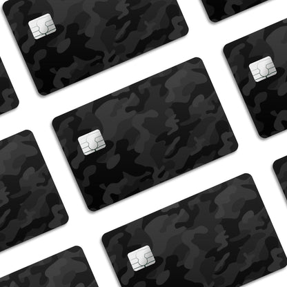 Flex Designs Credit Card Black Camo Window Skins - Pattern  Credit Card & Debit Card Skin