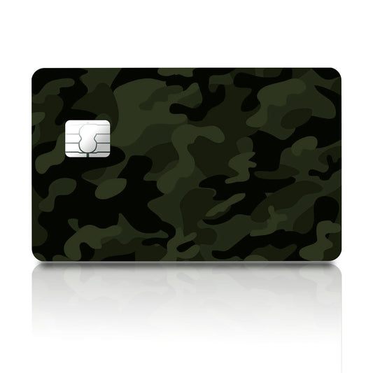 Flex Designs Credit Card Green Camo Full Skins - Pattern  Credit Card & Debit Card Skin