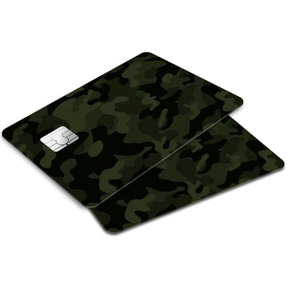 Flex Designs Credit Card Green Camo Window Skins - Pattern  Credit Card & Debit Card Skin