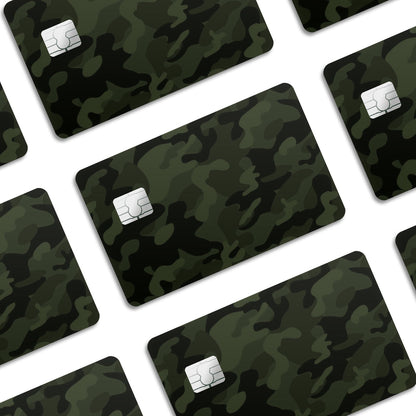 Flex Designs Credit Card Green Camo Window Skins - Pattern  Credit Card & Debit Card Skin