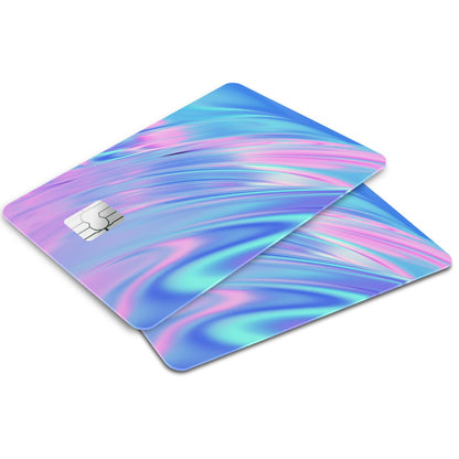 Holographic Swirl Credit Card Credit Card & Debit Card Skin Flex Design Store Holographic Swirl Credit Card Credit Card & Debit Card Skin Flex Design Store