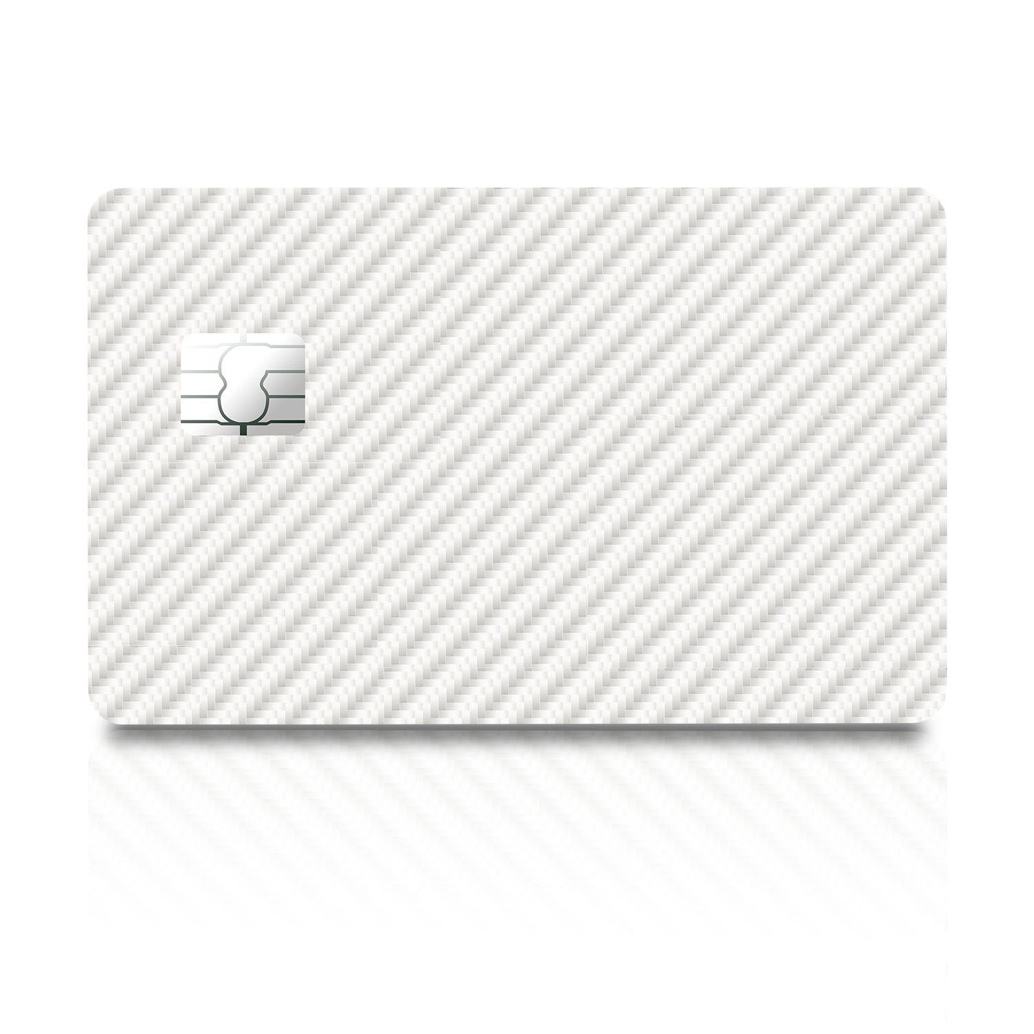 Flex Designs Credit Card White Carbon Fibre Full Skins - Pattern  Credit Card & Debit Card Skin