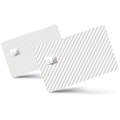 Flex Designs Credit Card White Carbon Fibre Full Skins - Pattern  Credit Card & Debit Card Skin