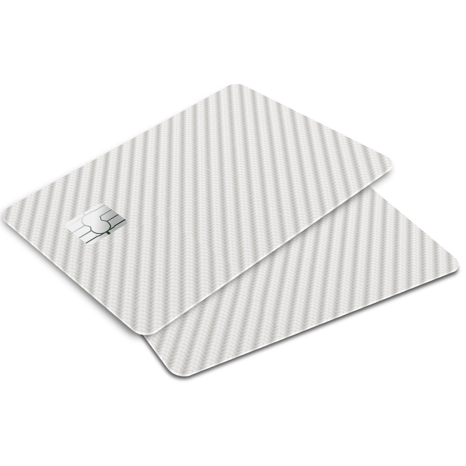 Flex Designs Credit Card White Carbon Fibre Window Skins - Pattern  Credit Card & Debit Card Skin