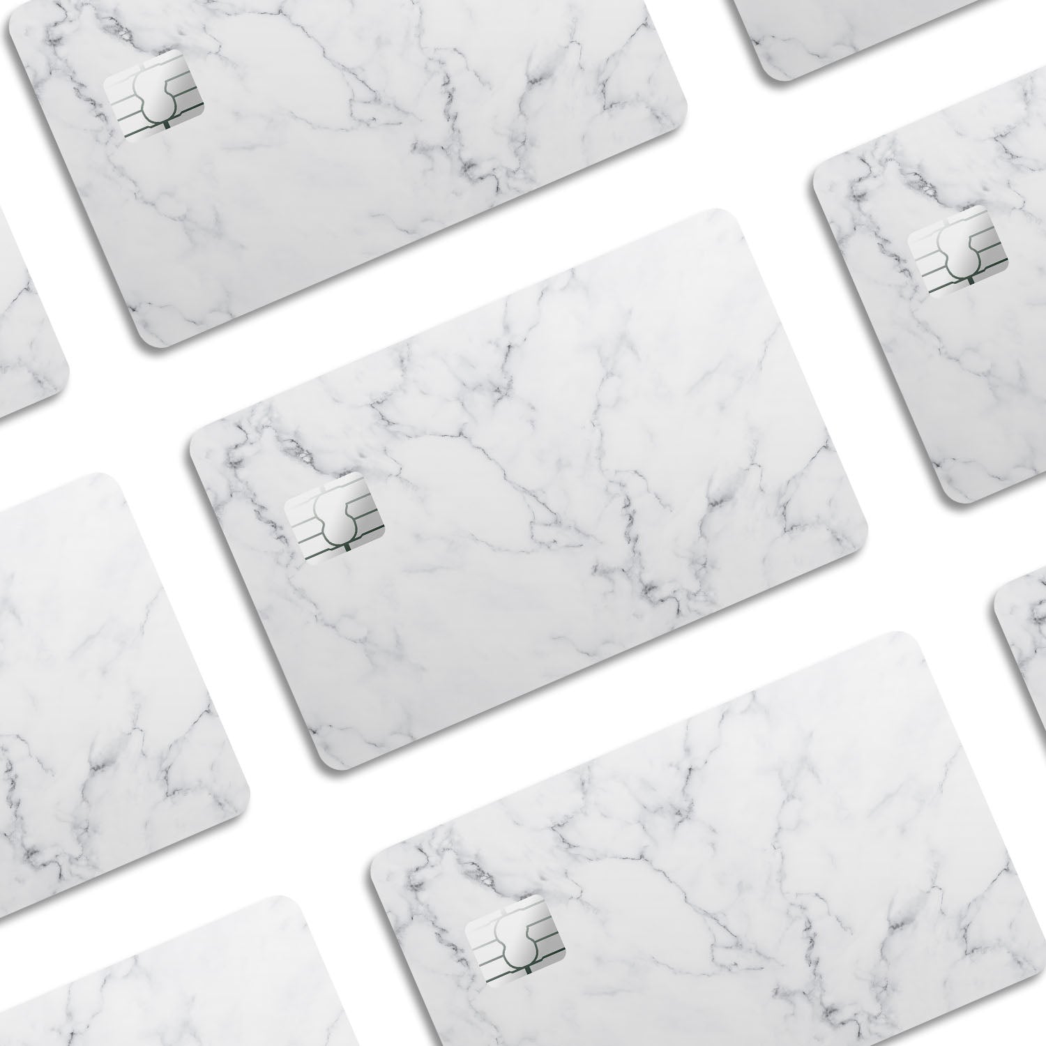 Flex Designs Credit Card White Marble Window Skins - Pattern  Credit Card & Debit Card Skin