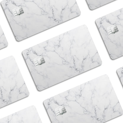 Flex Designs Credit Card White Marble Window Skins - Pattern  Credit Card & Debit Card Skin